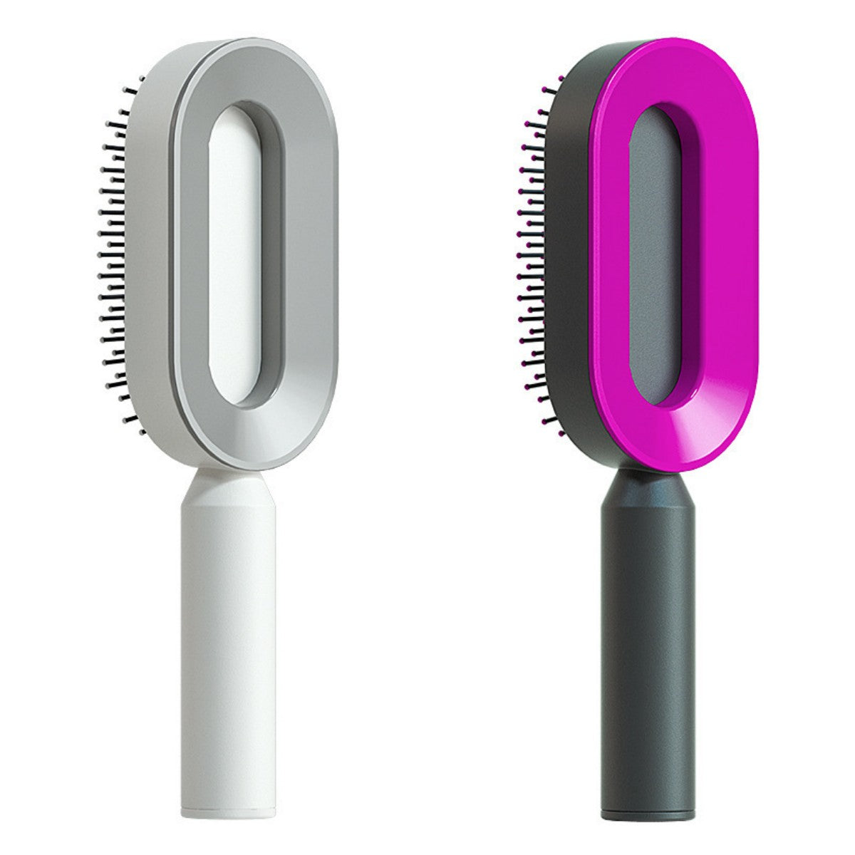 Self-Cleaning Hair Brush with 3D Air Cushion for Scalp Massage & Detangling