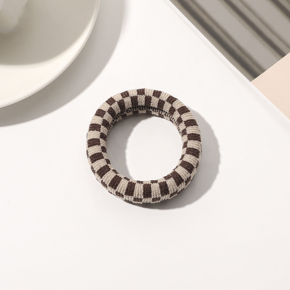 Hair Ring Towel Coarse Rubber Strap Hair Accessory for Women