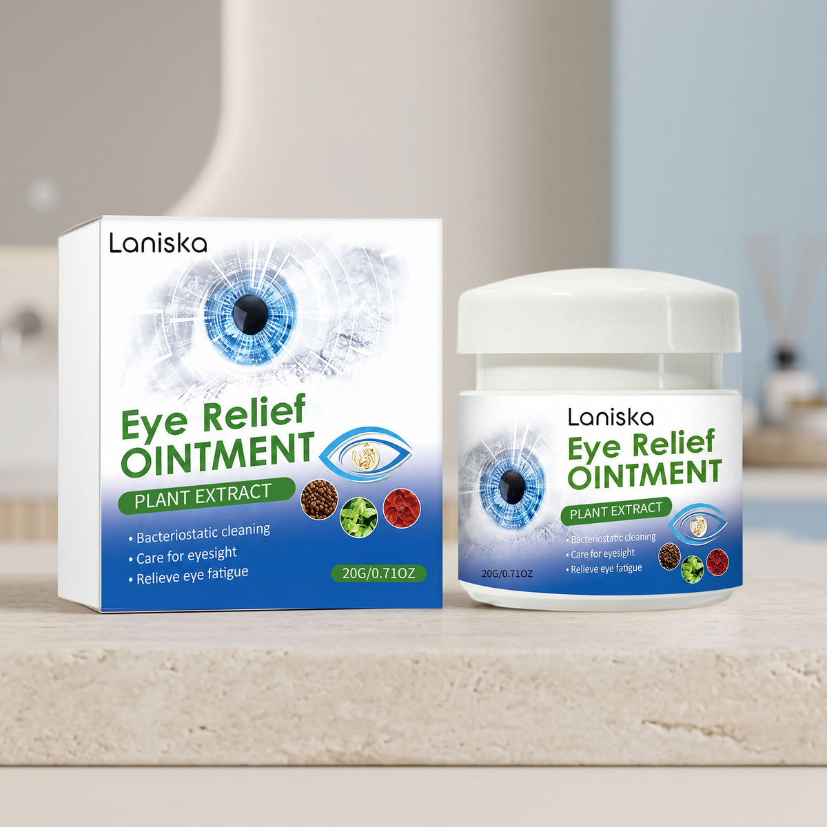 Moisturizing Eye Care Cream 20g for Skin Around Eyes - Hydrating Formula