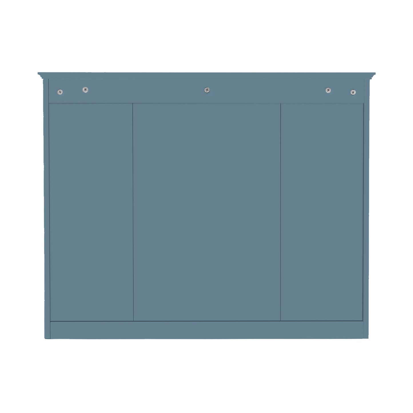 35'' x 28'' Wall Mounted Bathroom Storage Cabinet with Mirror - Indigo Blue