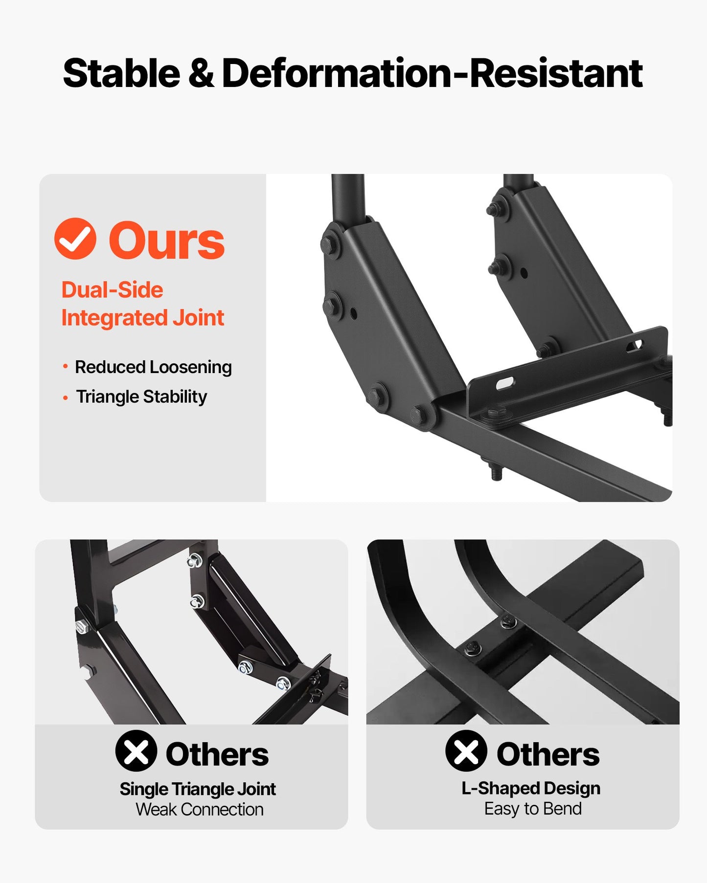 Golf Cart Rear Seat Grab Bar - Adjustable Carbon Steel Support Bar for Most Golf Carts