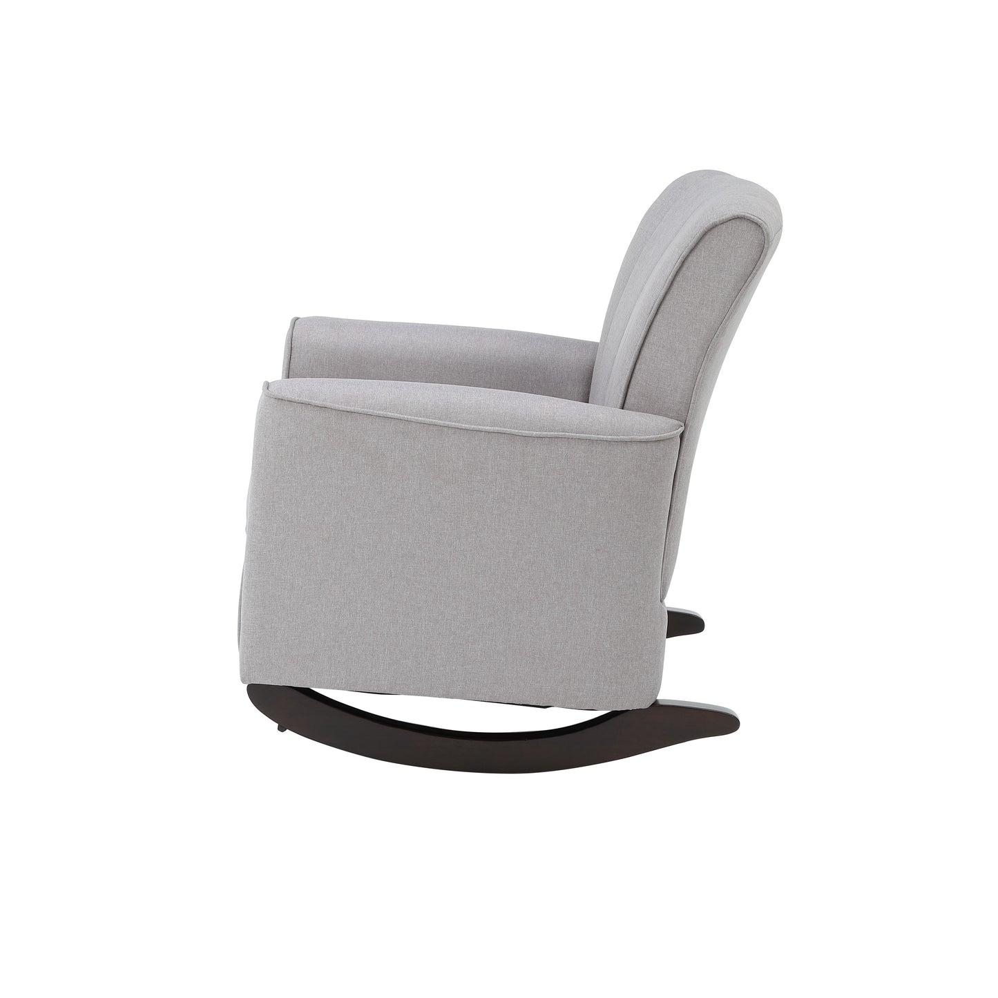 Light Gray Linen Rocking Chair - Stylish and Comfortable