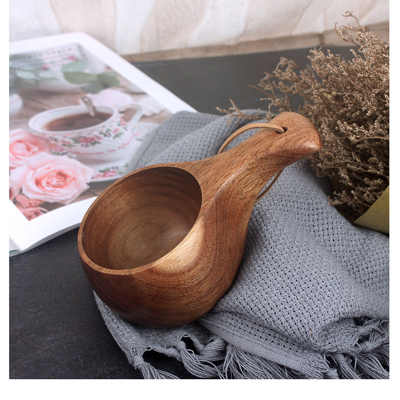 Wooden Water Cup Acacia Mangium Handcrafted Drinkware - Multiple Variants