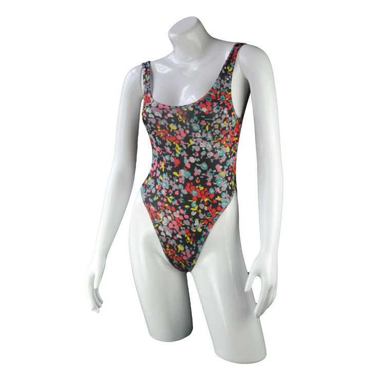 Color Printing Buttock Wrap One-Piece Backless Body Shaper for Adults