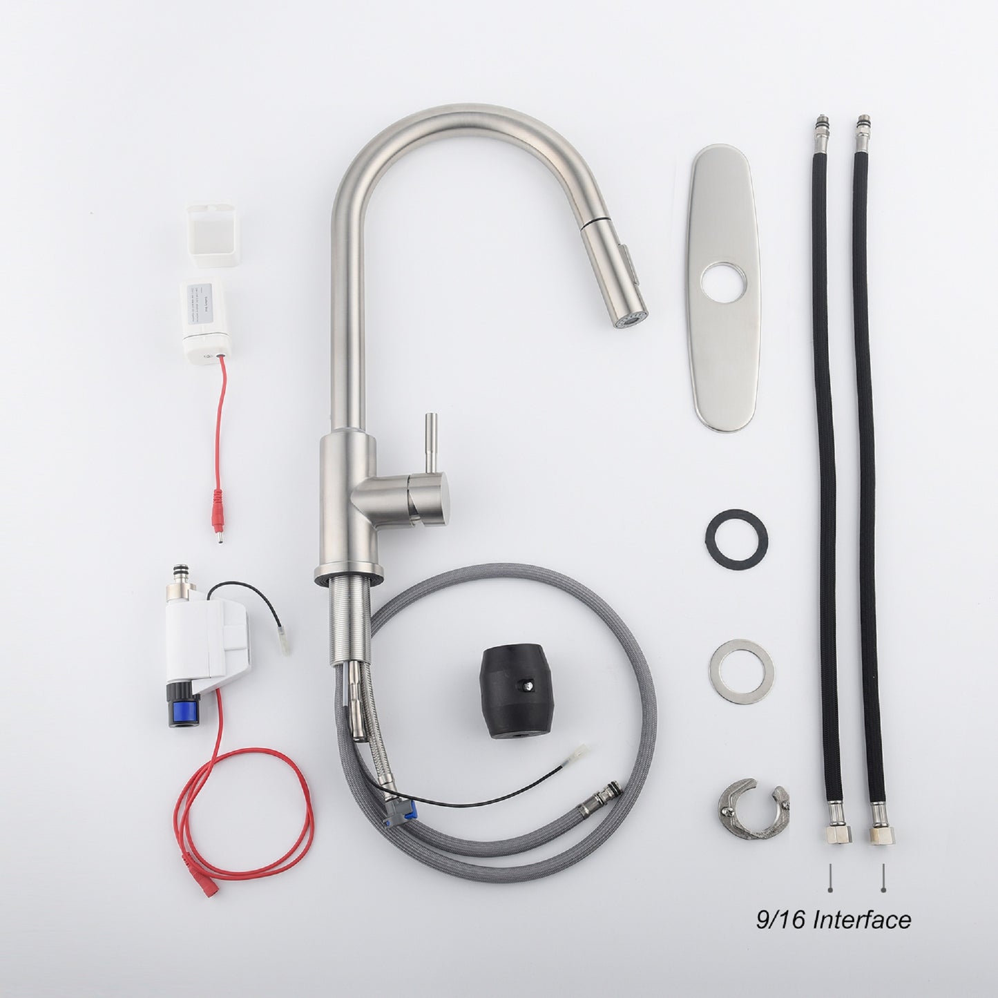 Touch Kitchen Faucet with Pull Down Sprayer - Brushed Nickel