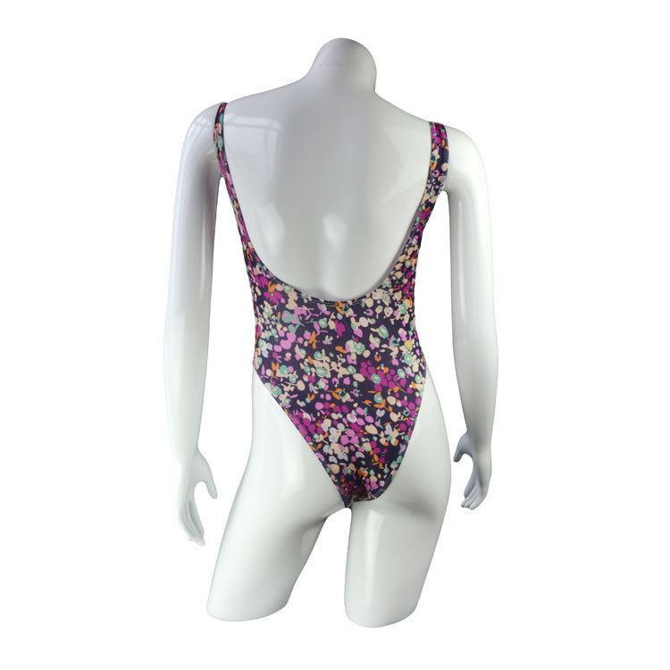 Color Printing Buttock Wrap One-Piece Backless Body Shaper for Adults