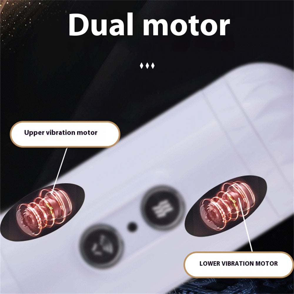 Male Masturbator Cup - Thrusting Pussy Stroker with 8 Vibration Modes