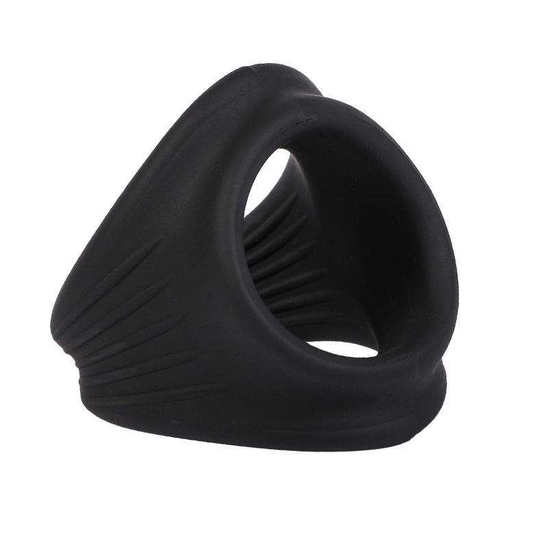 Elastic Silicone Rubber Toy for Adult Wellness - Black, 1PC