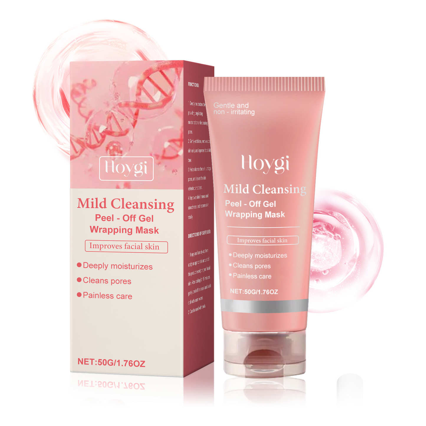 Moisturizing Peel-Off Facial Mask for Brightening and Pore Cleansing