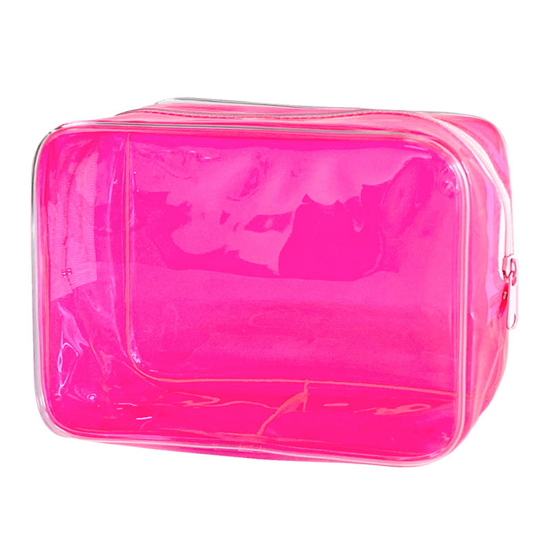 Large Capacity Transparent Cosmetic Bag Waterproof Storage Organizer
