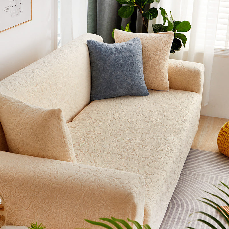 Universal Sofa Cover All-Season Thick Solid Color Couch Protector