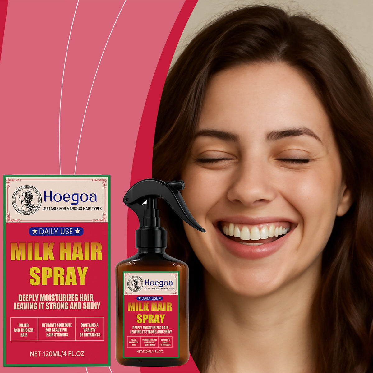 Hair Mist Spray - Gentle Moisturizing & Shine 120ml