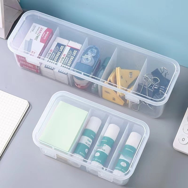 Dust-Proof Cable Storage Box with Compartments - Multiple Sizes