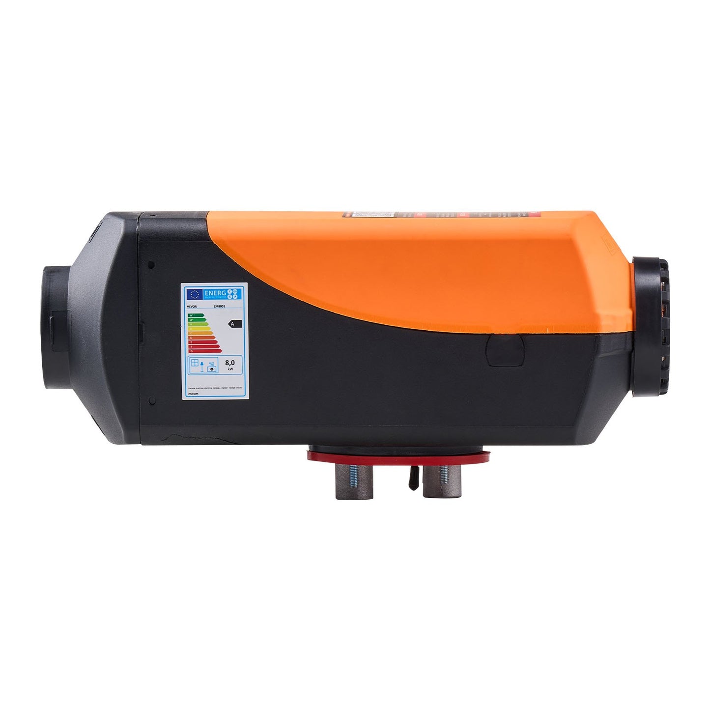 8KW DC Parking Air Heater with 10L Fuel Tank - Black