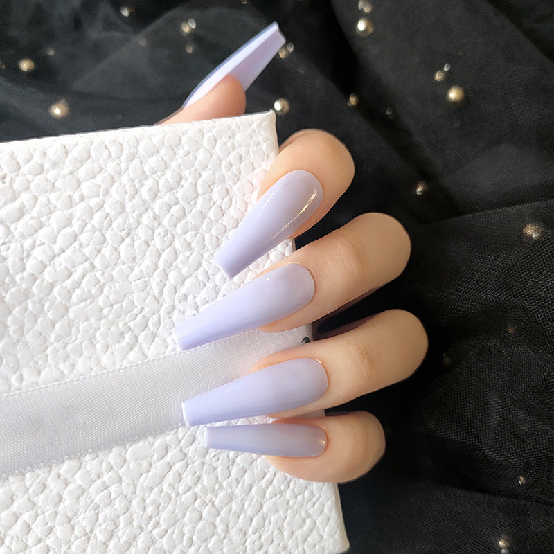 Long Nail Art Stickers and Decals Set - Multiple Colors for Elegant Nail Design