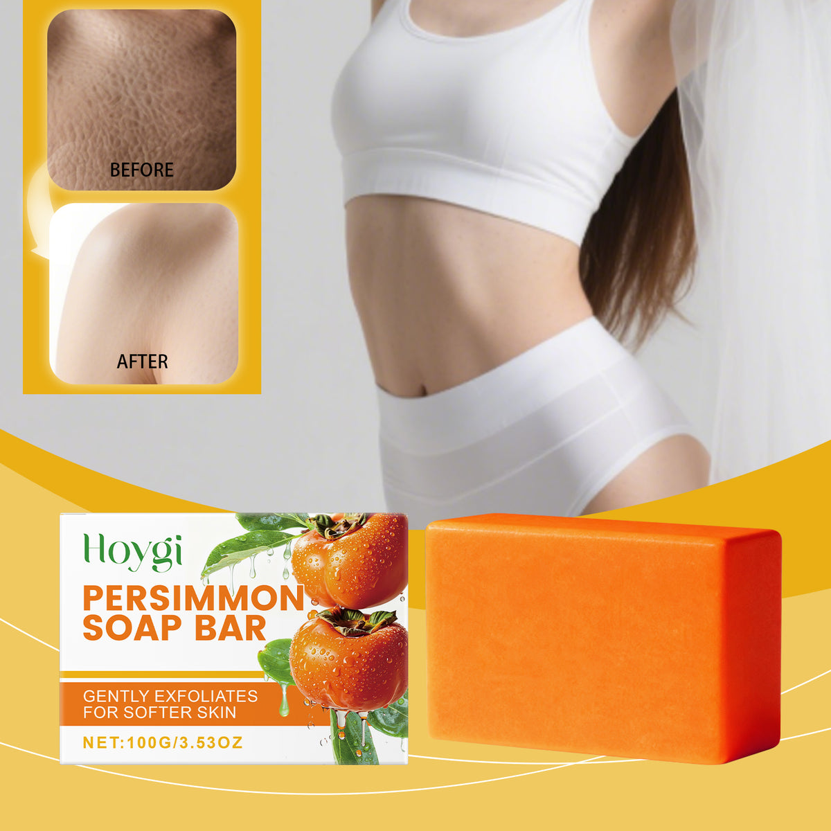 Persimmon Moisturizing Bath Soap - 100g