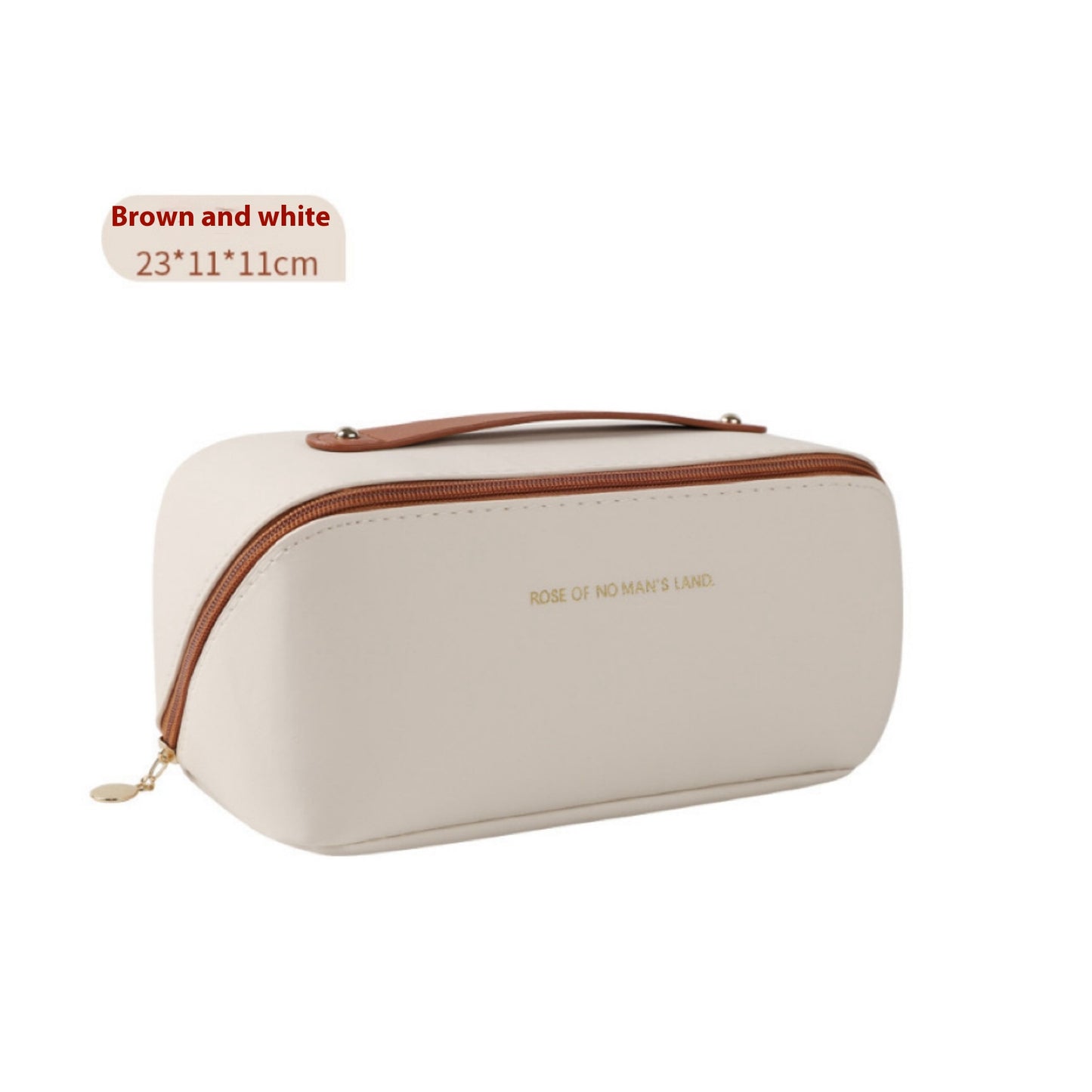 Large Capacity Travel Cosmetic Bag with Multiple Colors - PU Material
