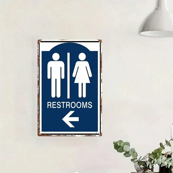 Metal Tin Sign Wall Decoration - 20cm x 20cm
