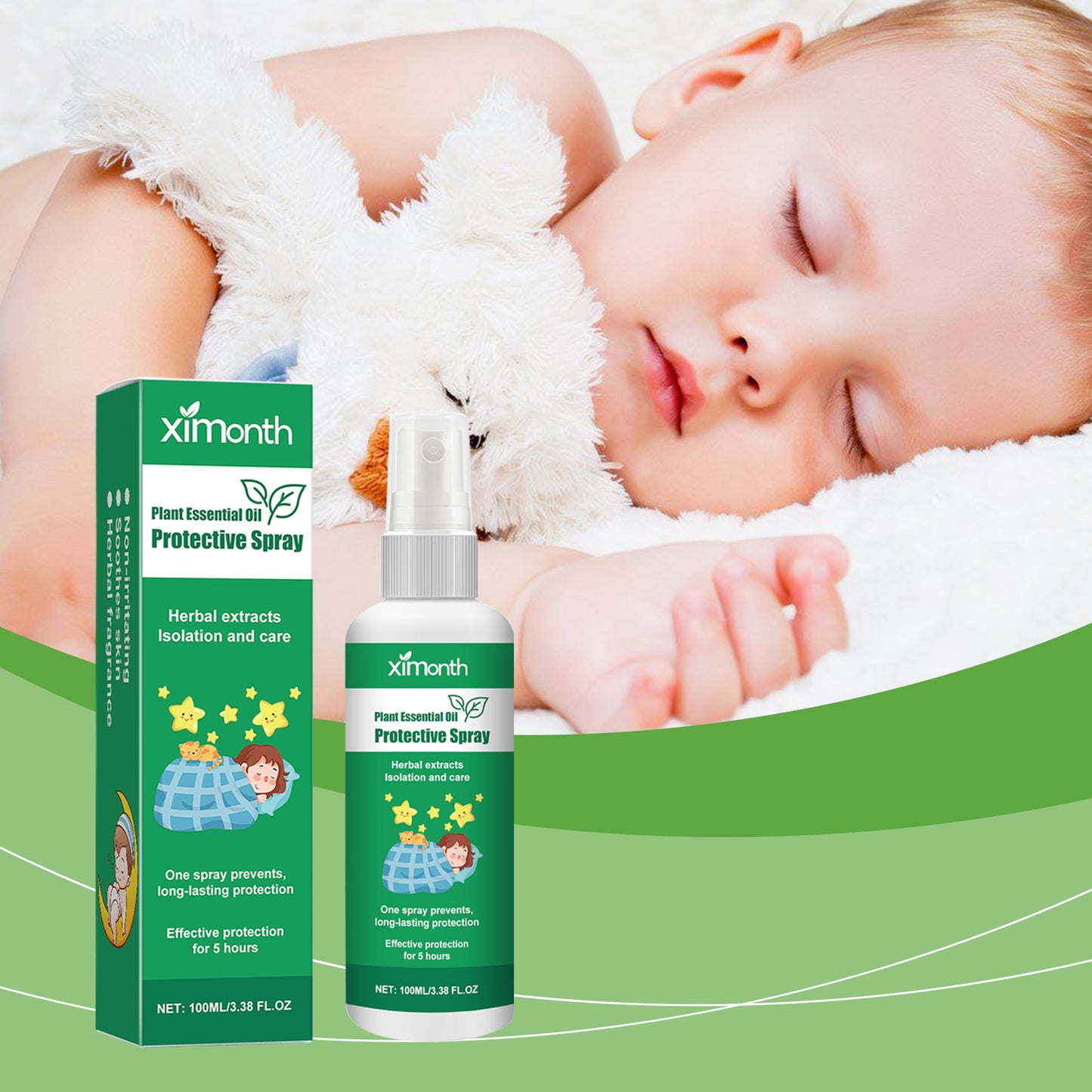 Soothing Outdoor Mosquito Repellent Spray for Children - 100ml