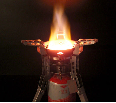 Large Gas Stove Head for Outdoor Cooking - Stainless Steel, 3800W