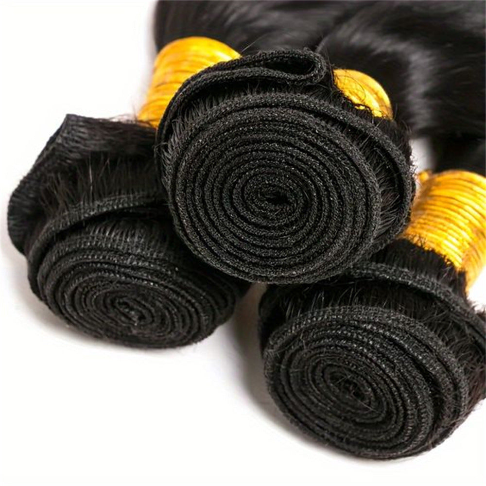 Human Hair Extension Bundles - Natural, Body Wave, Kinky Curly & Water Wave Styles