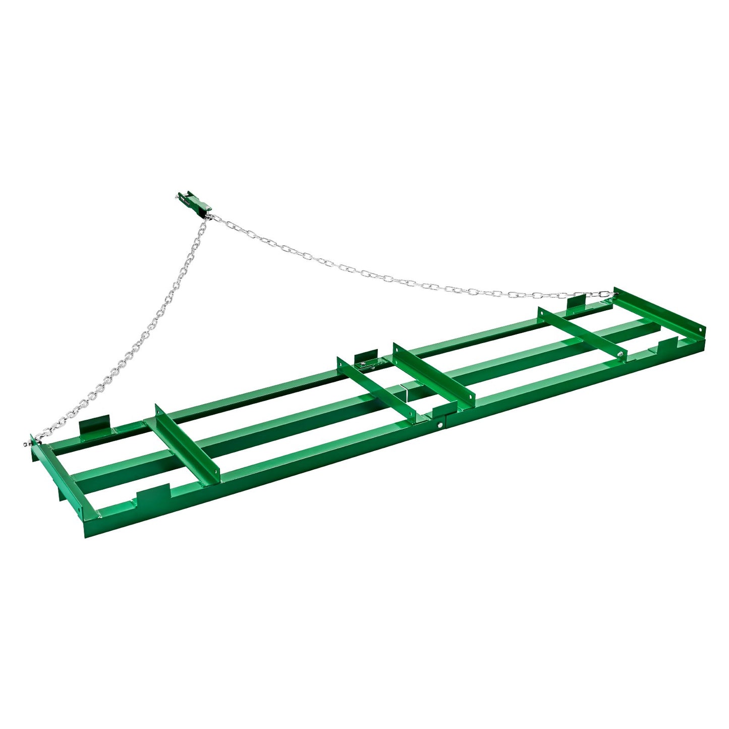 8 Ft Heavy Duty Tow Behind Drag Harrow Garden Soil Leveler Rake