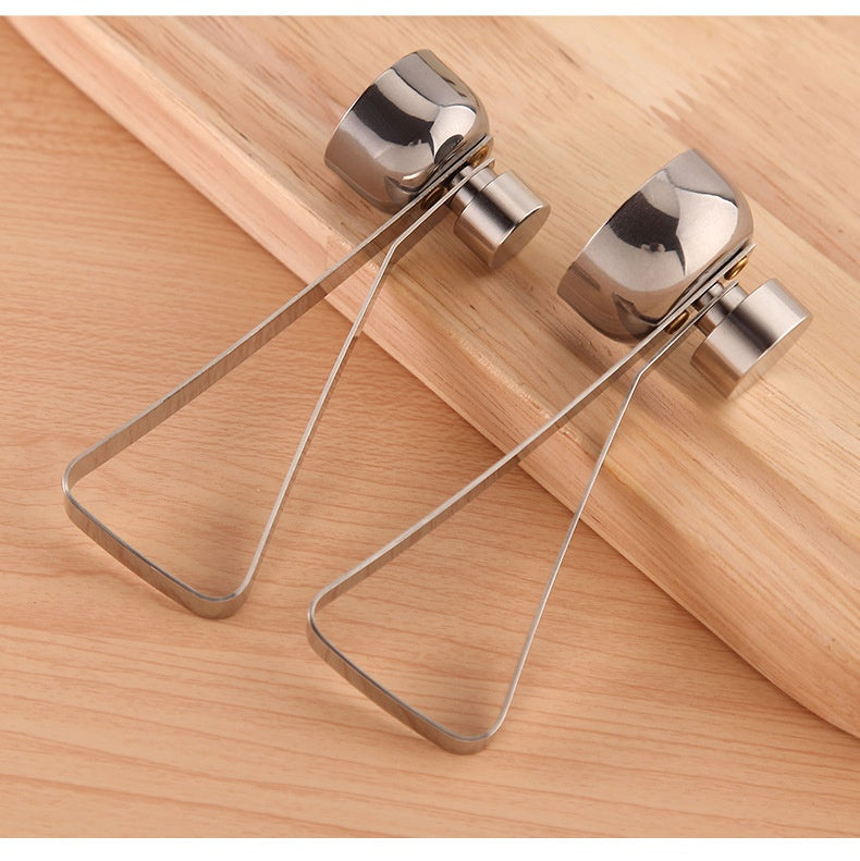 Stainless Steel Egg Knock Tool Set - Large & Small Kitchen Accessories