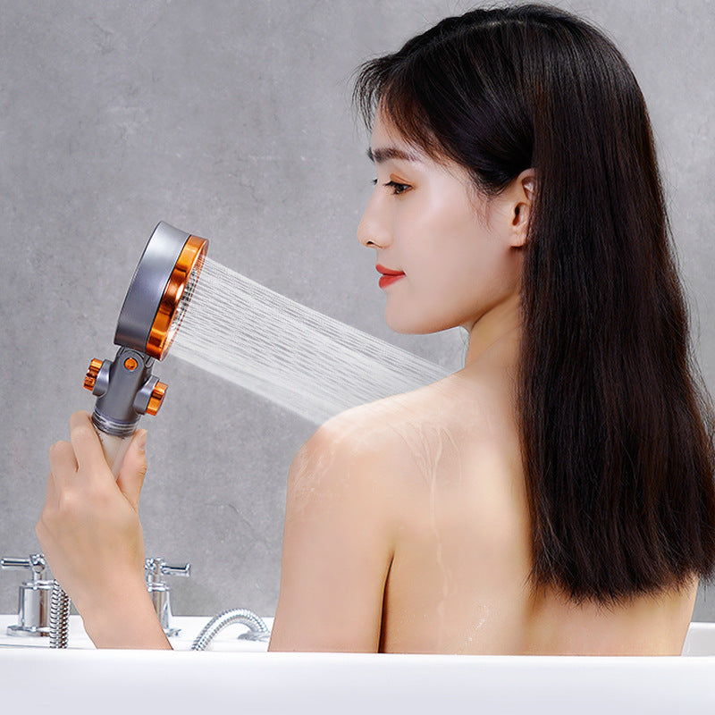 Pressurized Water Shower Head with Dechlorination Filter for Skin Care and Beauty