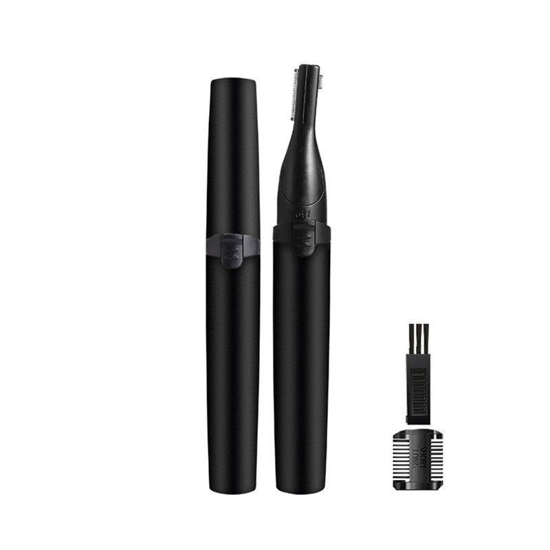 Electric Eyebrow Trimmer for Ladies Rechargeable Beauty Grooming Tool - Black
