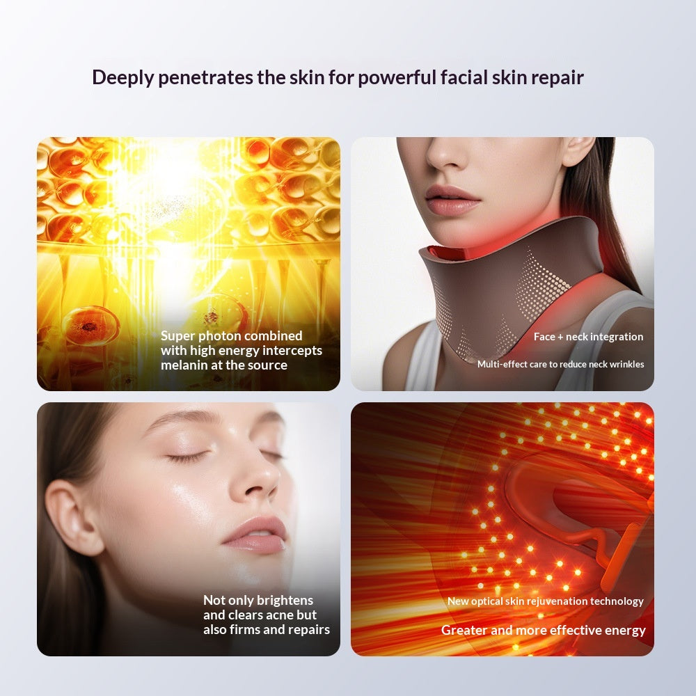 Photon Skin Rejuvenation Device Silicone Beauty Mask for Anti-Aging & Acne
