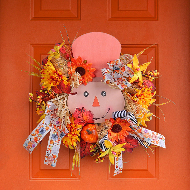 Autumn Harvest Festival Wooden Board Garland for Home Decor