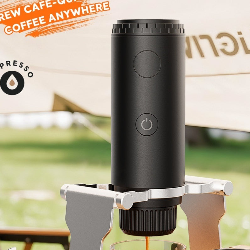 USB-Charged Mini Espresso Maker for Outdoor Use - Compact & Portable Coffee Machine