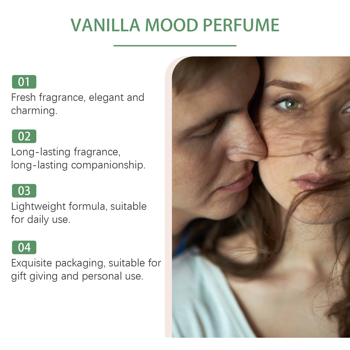 Vanilla Mood Arabian Roll-On Perfume Oil - 12ml Floral Vanilla Fragrance