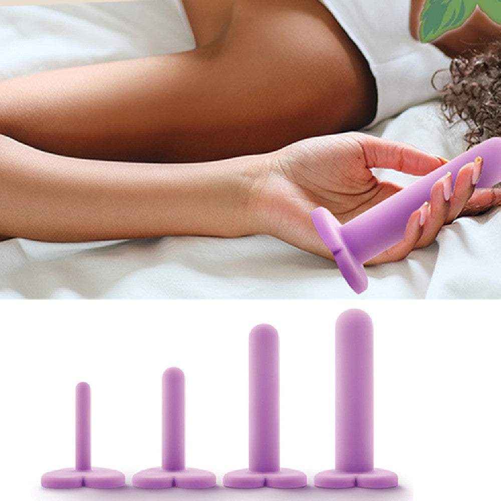 Progressive Dilator Set with Liquid Silicone - Love Honey Spoon, Purple
