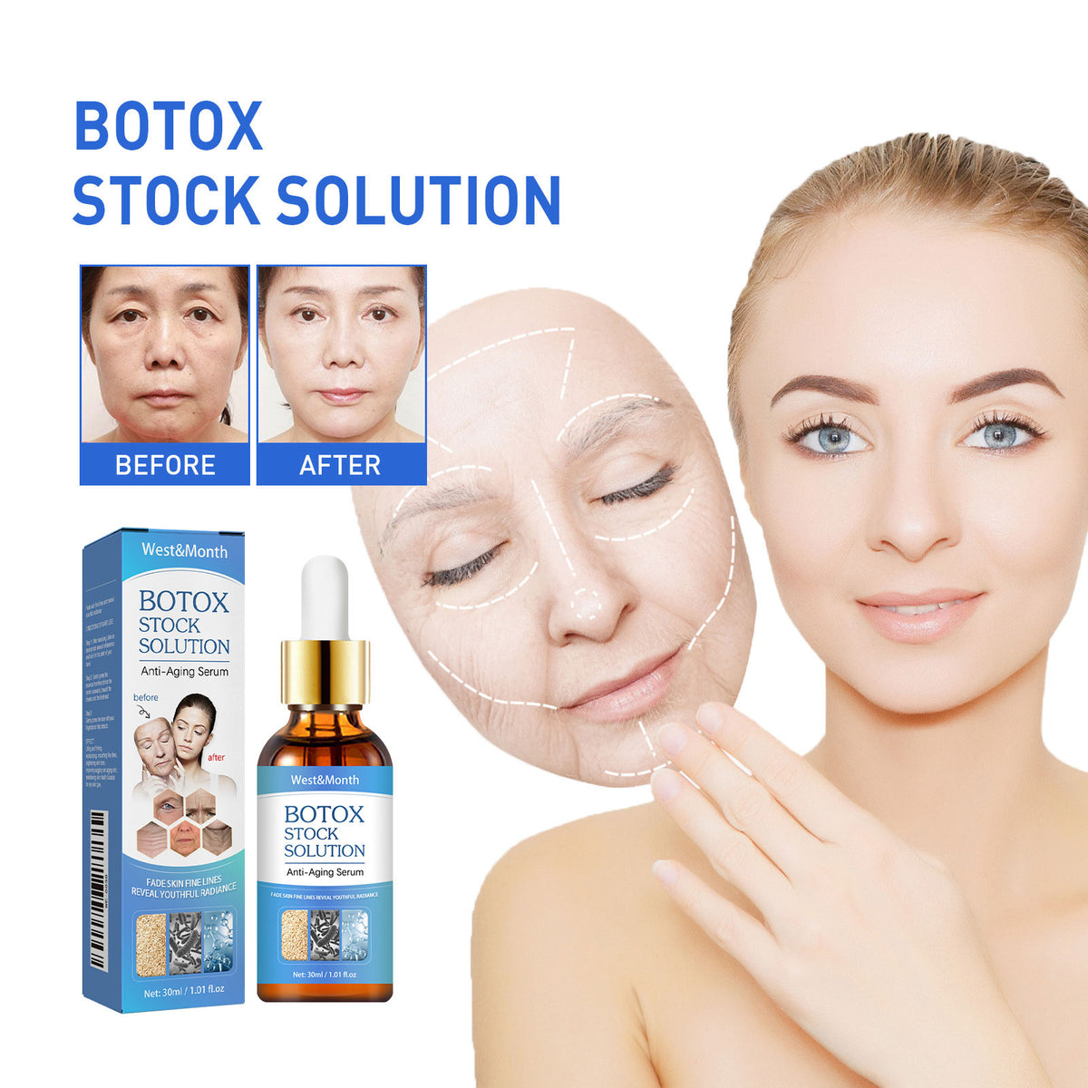 Collagen Anti-Aging Facial Essence 30ml Brightening Skin Care Serum