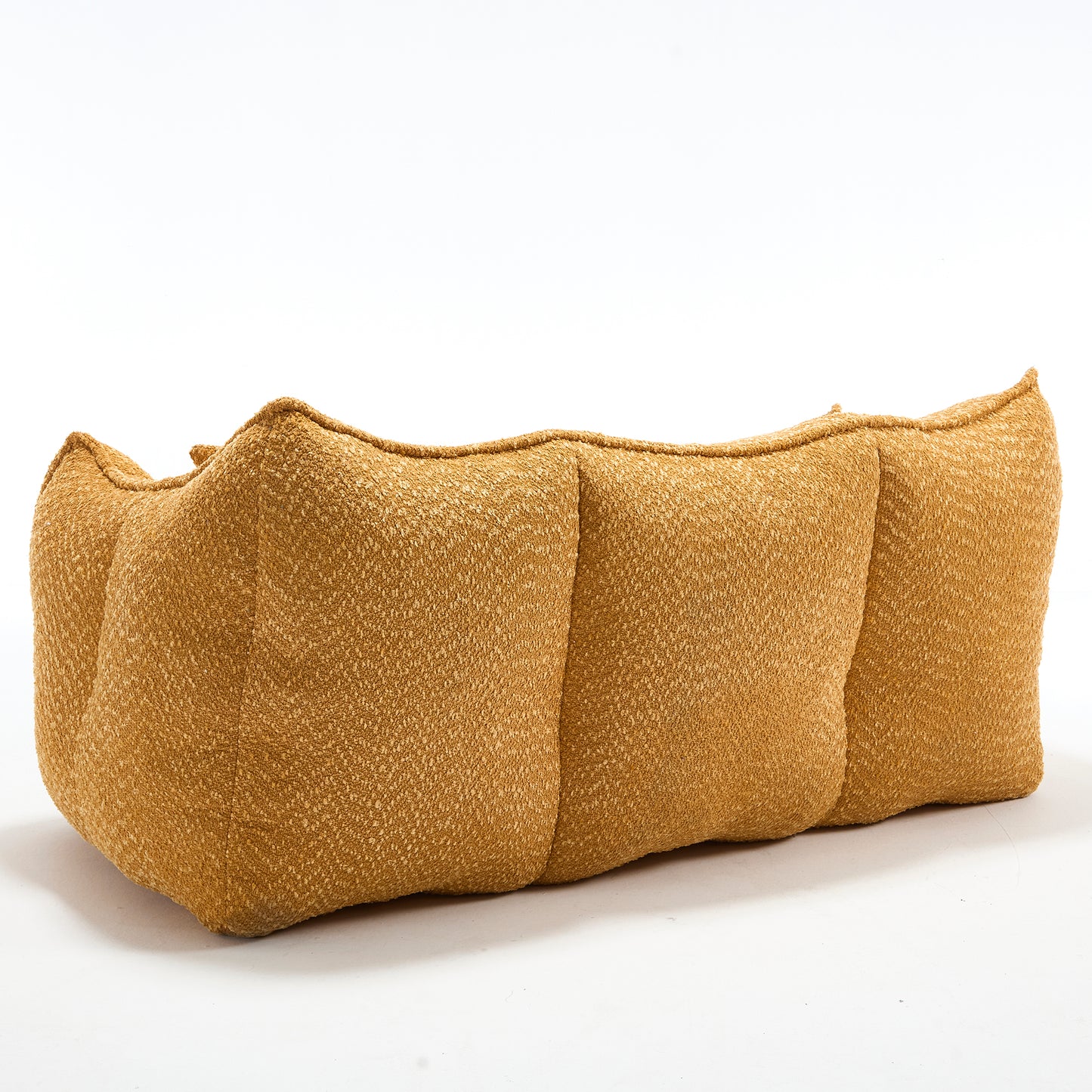 Yellow Beanbag Chair with Foam Core for Comfort & Relaxation