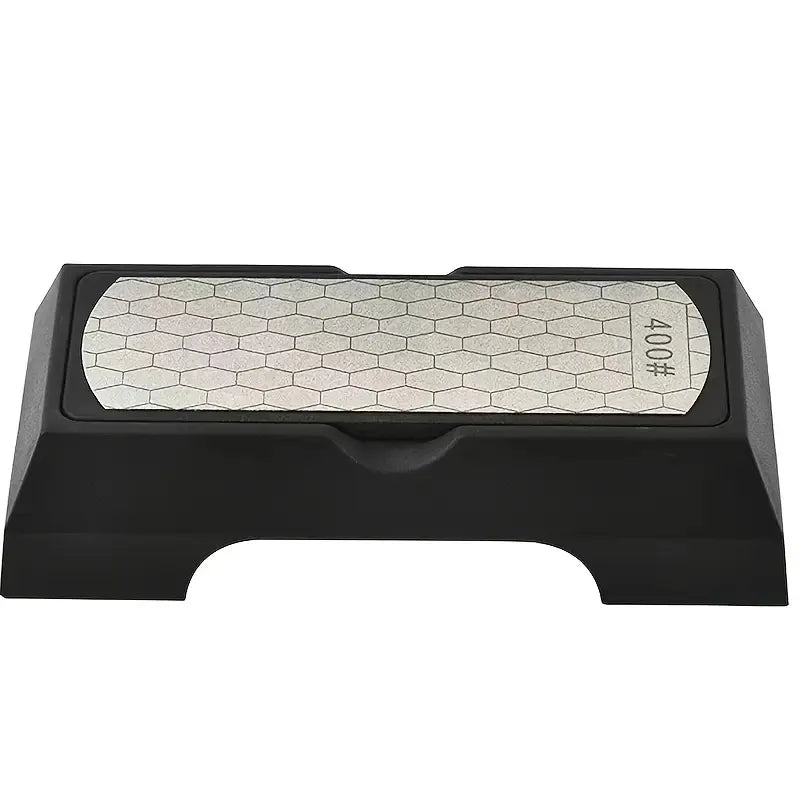 Diamond Sharpening Stone 400/1000 Grit - Non-Slip Base for Kitchen Tools