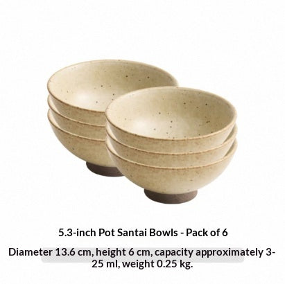 Japanese-Style Retro Thickened Stoneware Rice Bowl - Multiple Sizes
