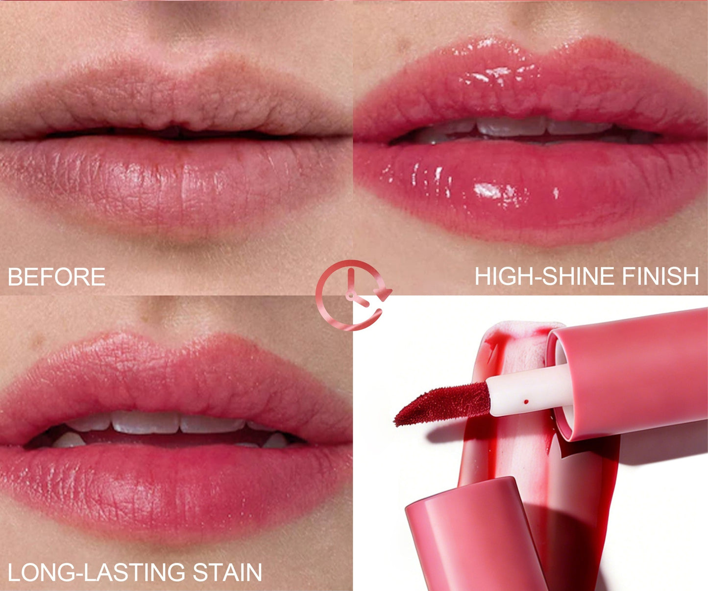 Waterproof Smudge-Proof Lip Gloss with Moisturizing & Color-Changing Benefits