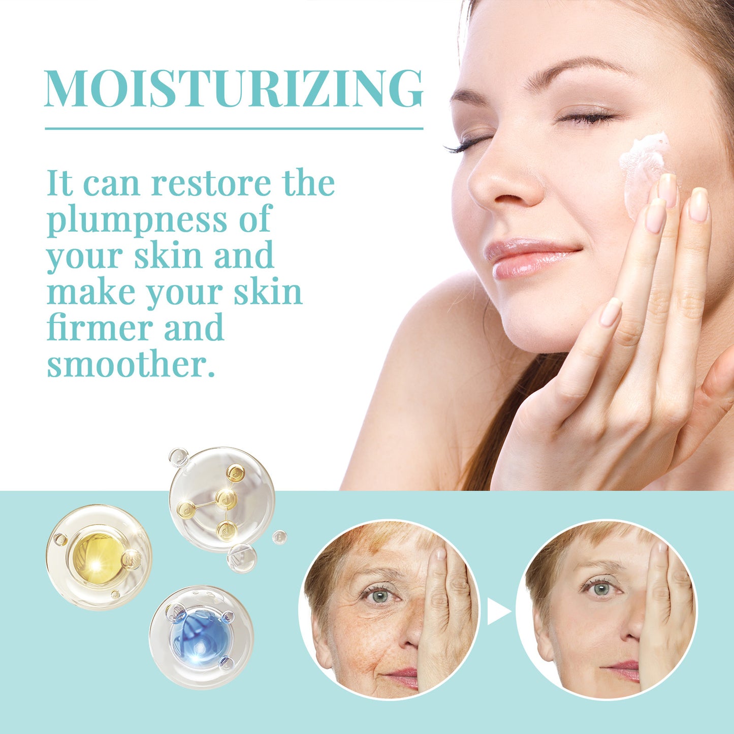 Anti-Wrinkle Facial Moisturizing Cream - 50g Firming & Smoothing Skin Care