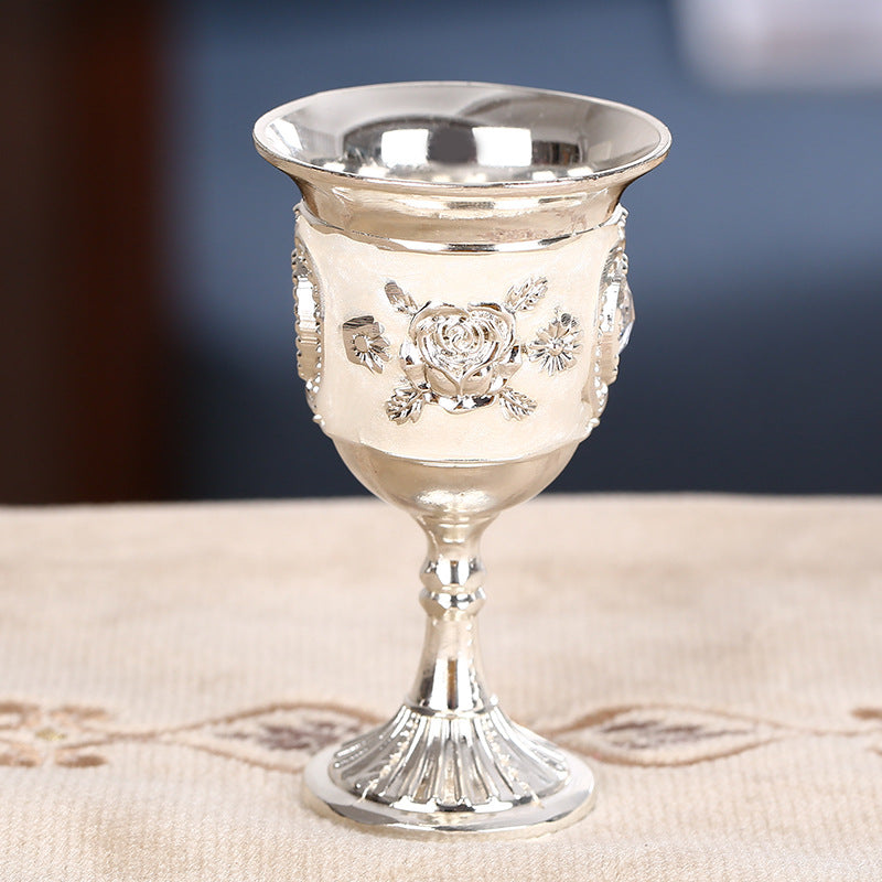 European Style Shot Glass Tin Goblet - Metal Liquor Glass with Capacity 1-100ML