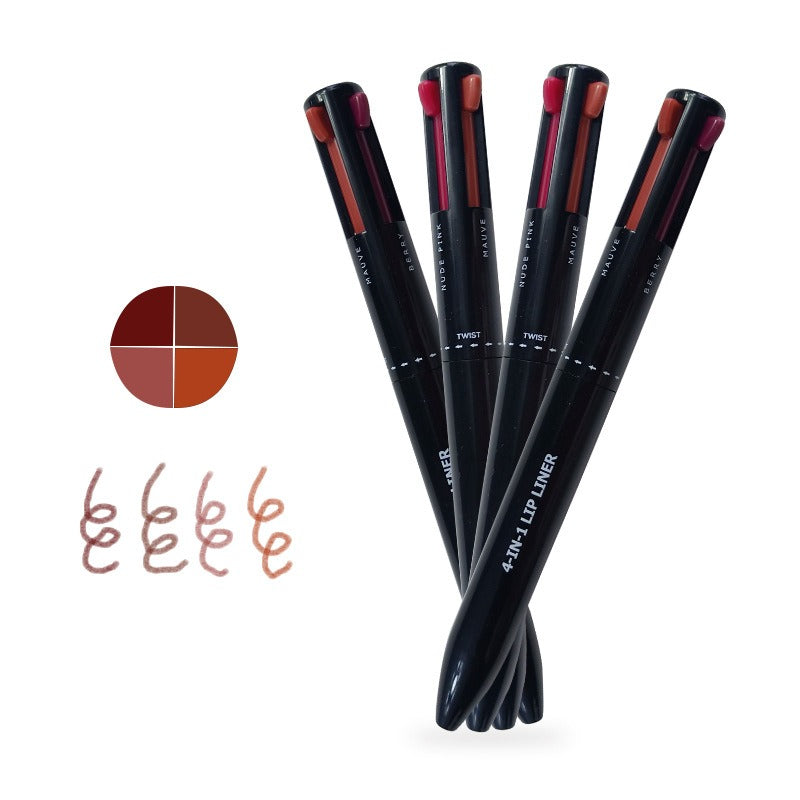 4-in-1 Multifunctional Makeup Pen - Eyeliner, Lip Liner, Eyebrow & Highlighter