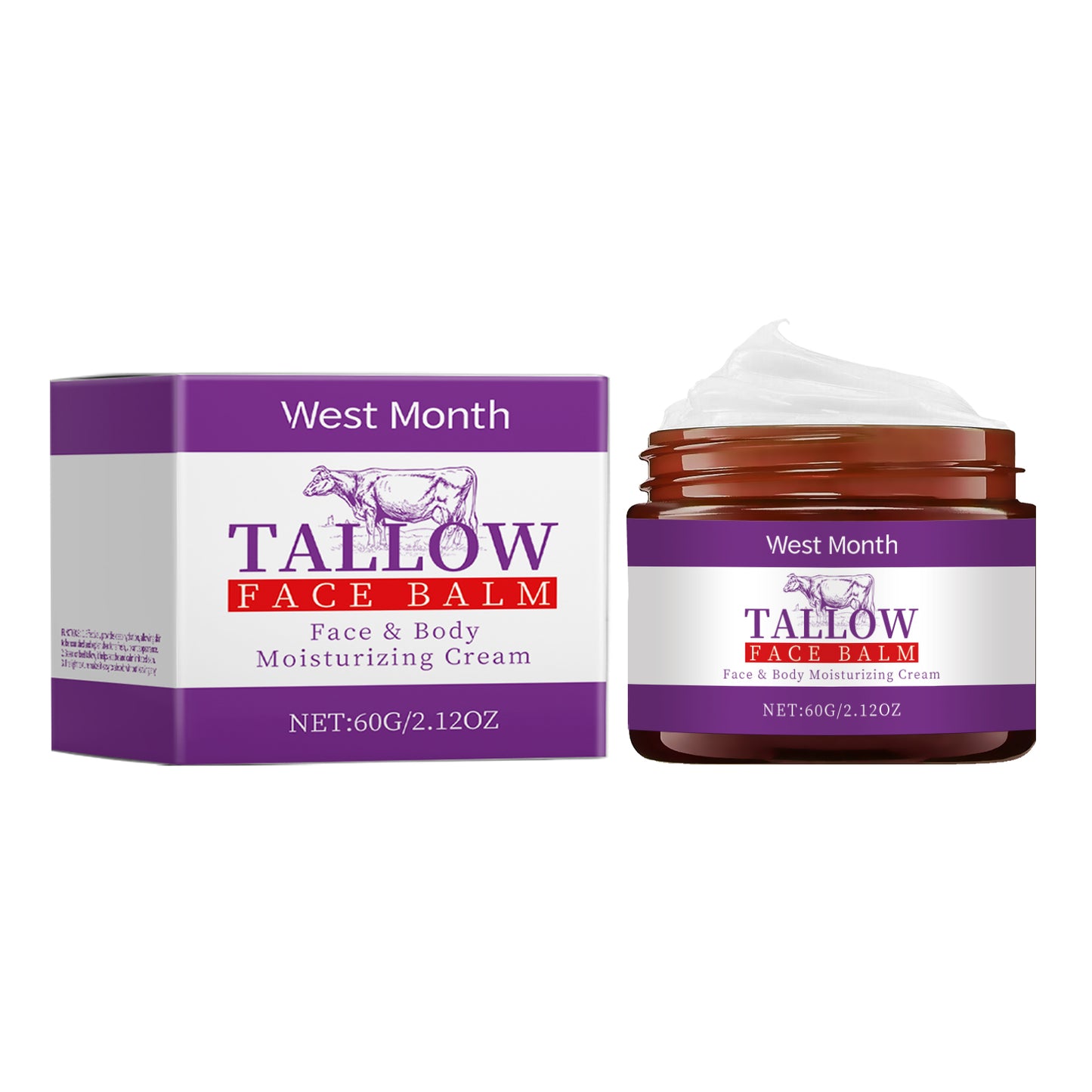 Moisturizing Face Cream with Sweet Almond & Jojoba Oil for Dry Skin