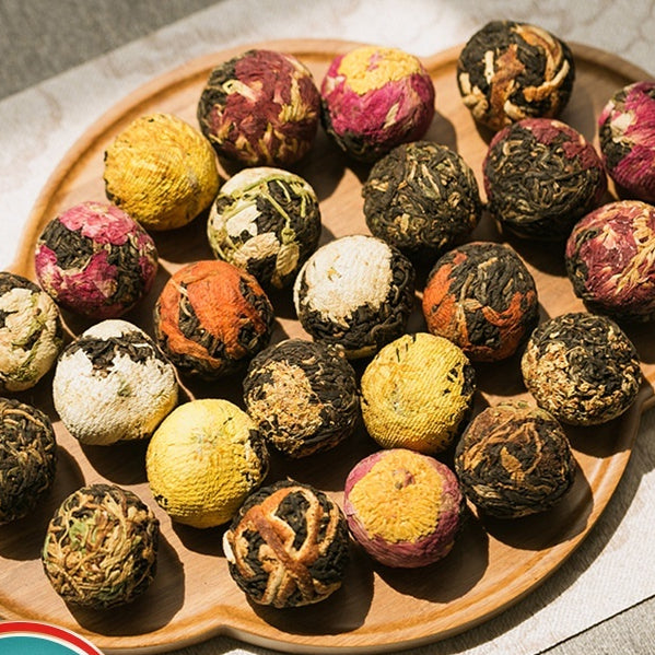 Bulk Assorted Flower Ball Tea - Herbal & Fruit Infusions - Multiple Variants