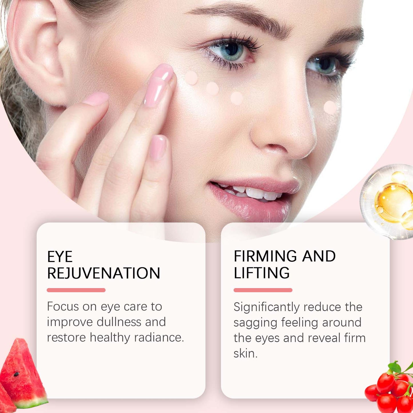 Anti-Wrinkle Eye Serum with Watermelon & Squalane - 30ml Firming Treatment