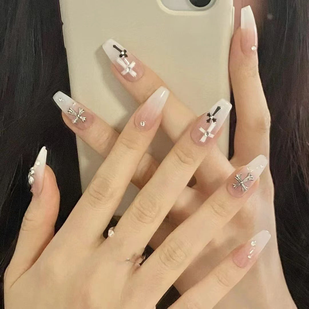 Fake Nail Stickers with Armor Classic Nail Tips for Nail Art and Manicure
