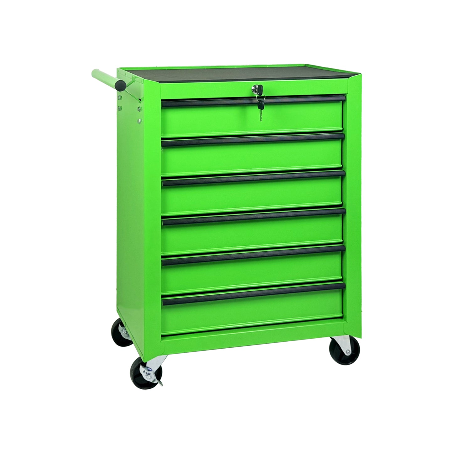 20-Inch Steel Rolling Tool Chest with 6 Drawers and Ball Bearing Slides - Green