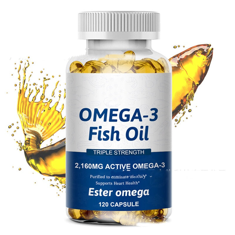 Fish Oil Softgels - 120 Capsules