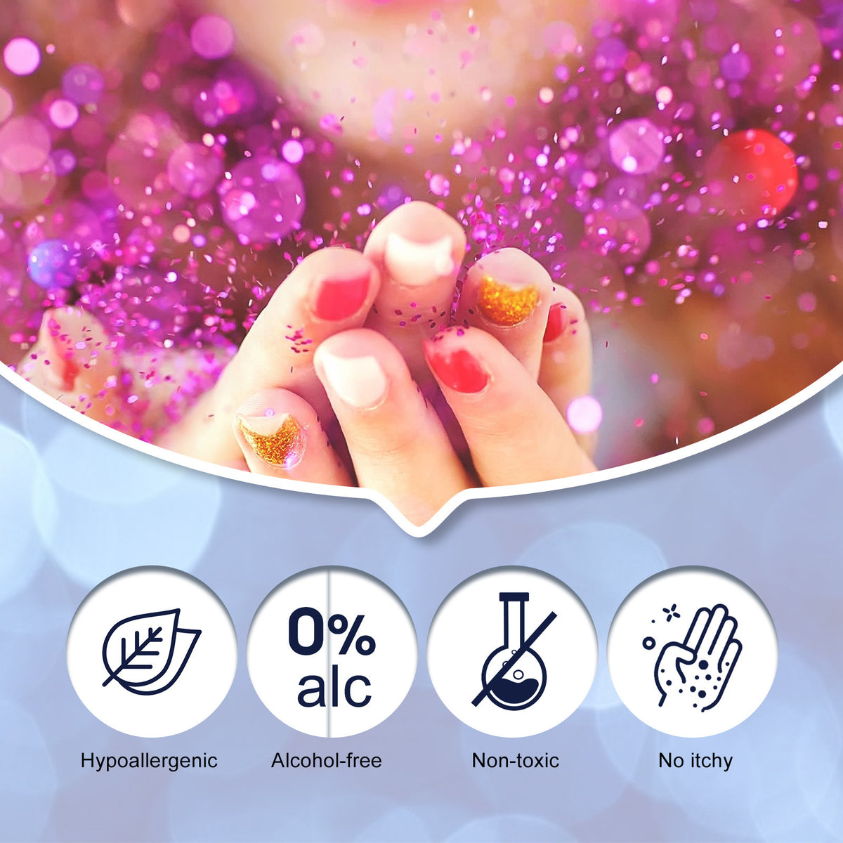 Brightening Glitter Facial Body Clavicle Hair Highlight Spray Evening