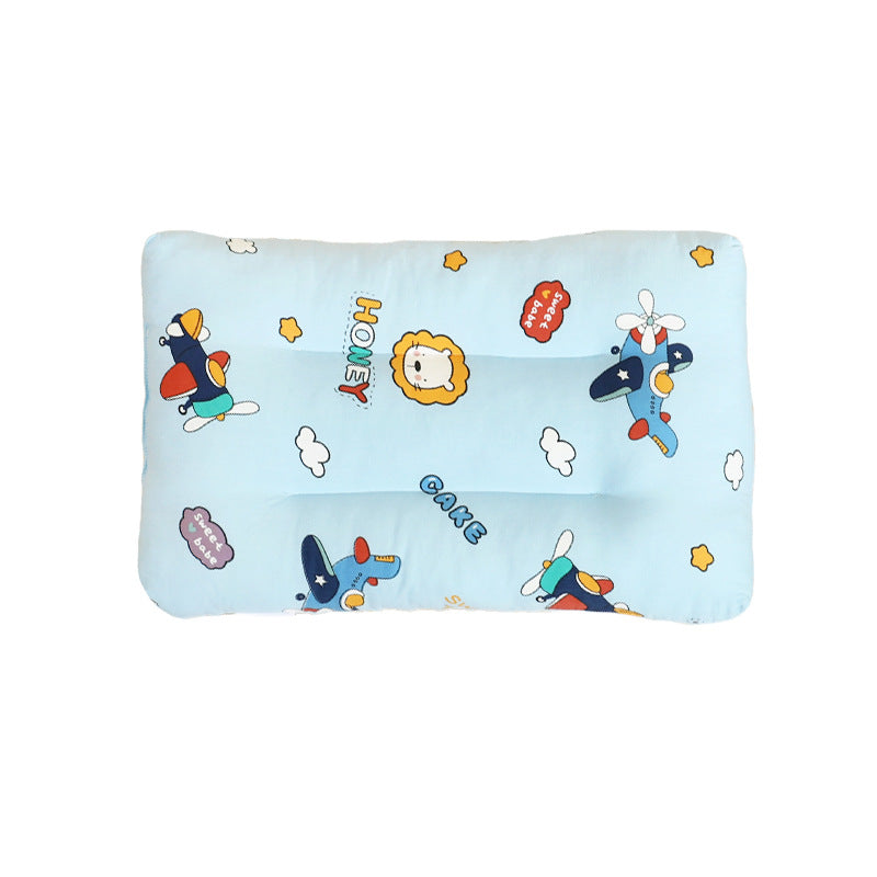 Kids Nap Pillow All-Cotton Bean-Shaped for Kindergarten and Home Use